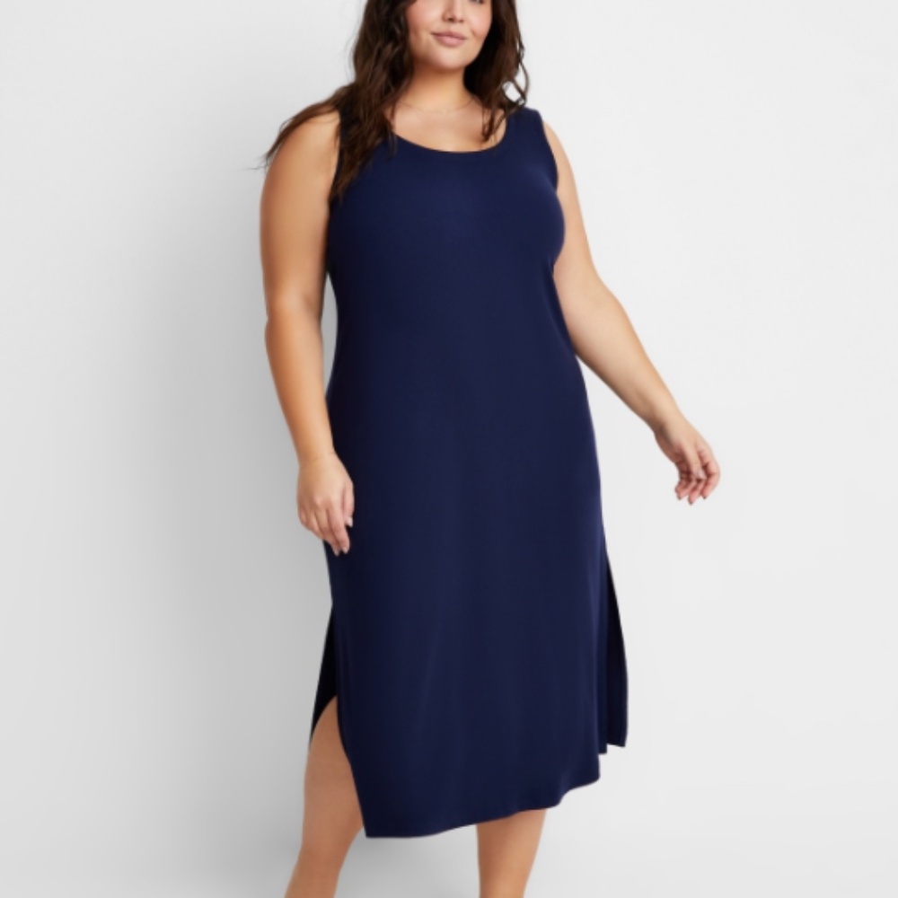 State of Day Women's Ribbed Modal Blend Tank Nightgown Xs-3X